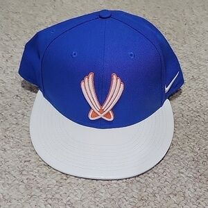 Vintage Nike True Gary Payton gp20 blue & orange snapback hat.  OSFM